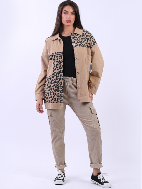 Women Cotton Shacket