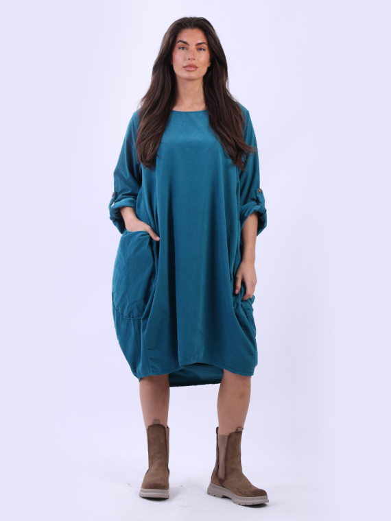 Cotton Corduroy Dress