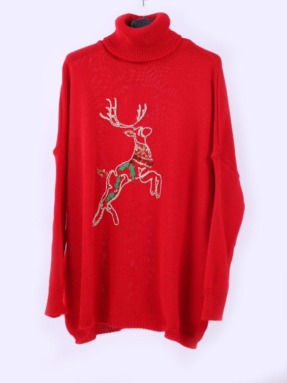 Reindeer Xmas Knitted Jumper