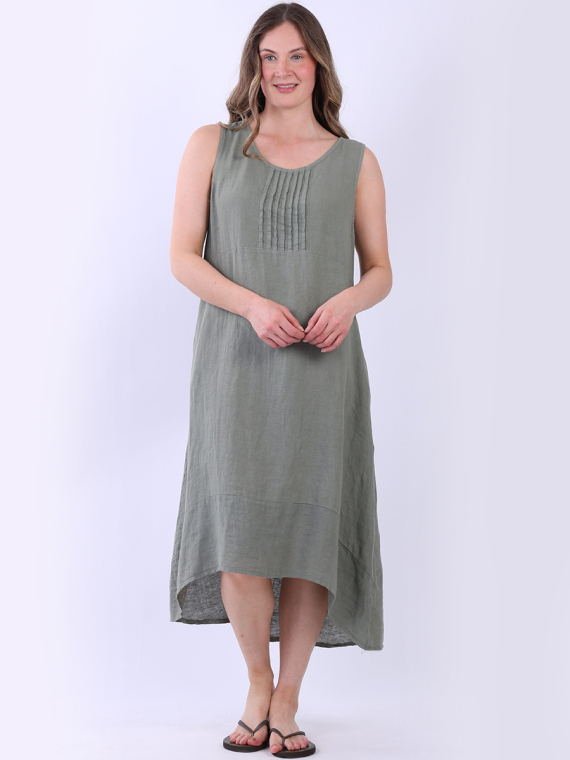 Linen Lagenlook Tank Dress