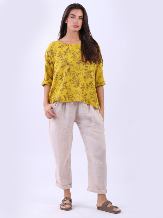 Floral Cotton Crop Top