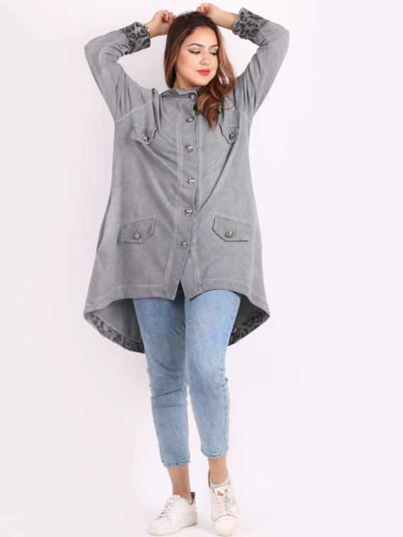 Hoodie attached jacket clearance