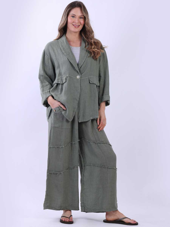 Plain Linen Jacket