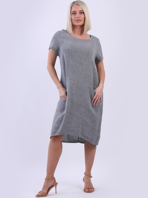 Vintage Washed Linen Dress