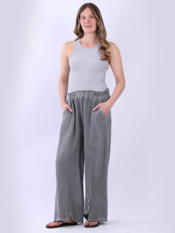 Vintage Washed Linen Trouser