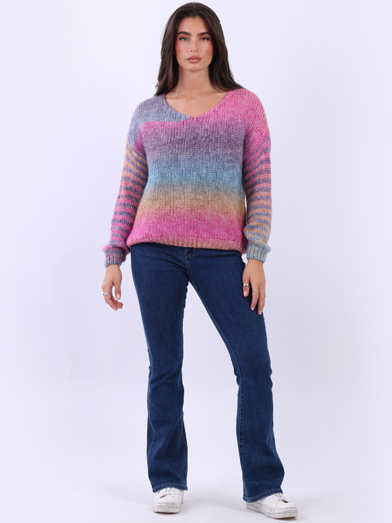 Wool Knitted Crop Pullover