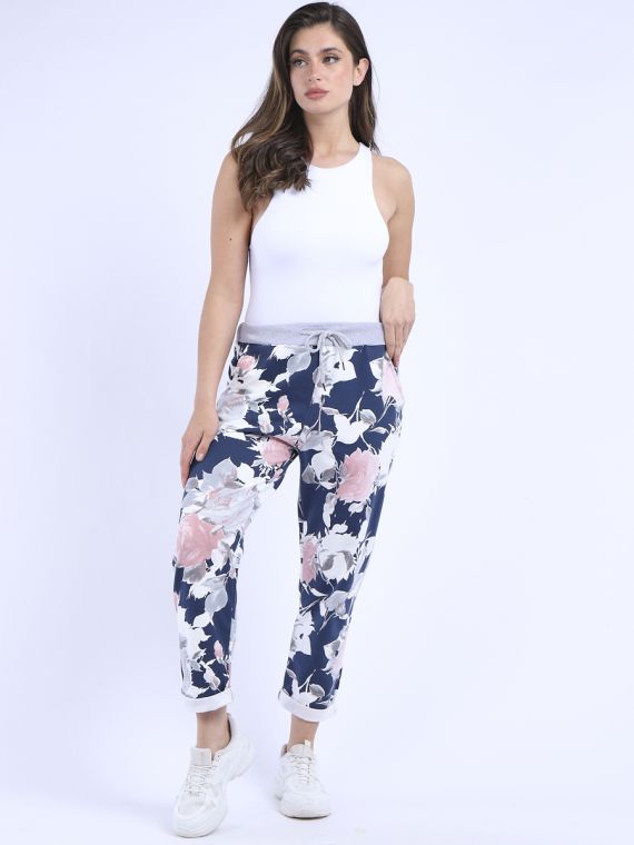 Floral joggers hot sale womens