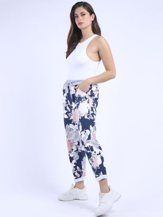 Italian online floral joggers