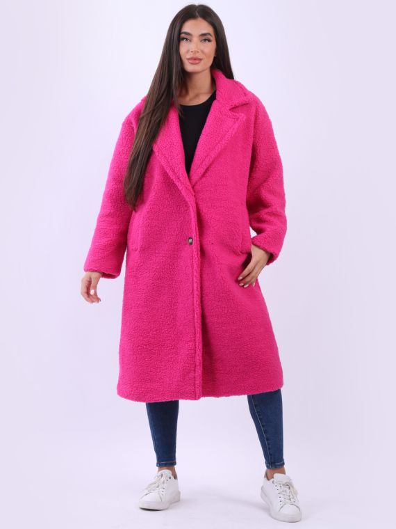 Ladies plus size teddy coat sales