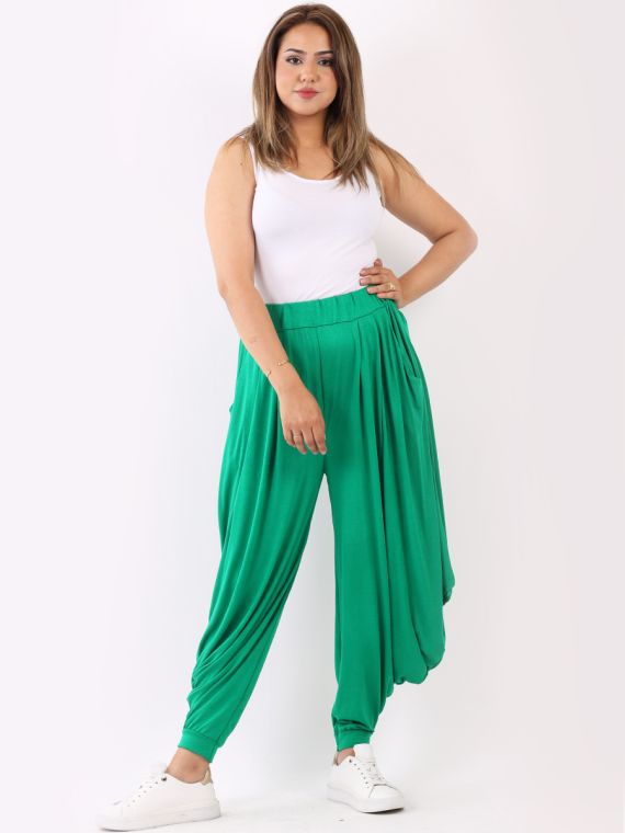 Plus size hotsell jersey harem pants