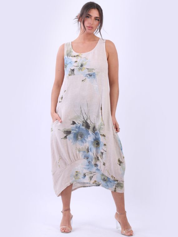 Floral tank dress top