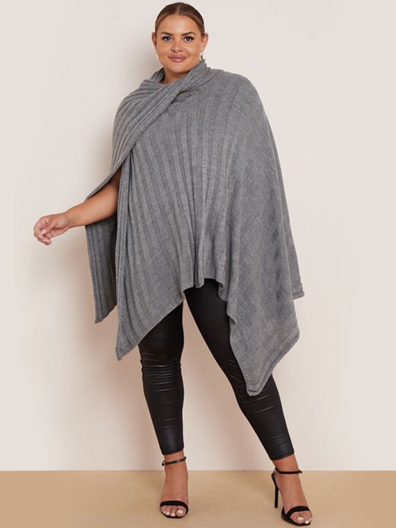 Plus size ponchos online and wraps