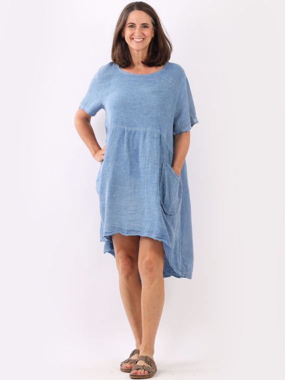 Linen hotsell swing dress