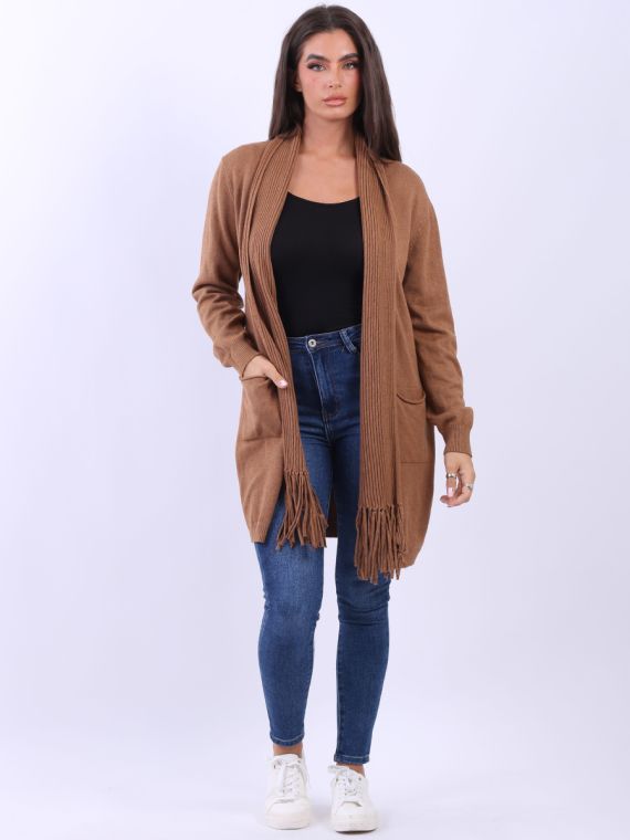 Cardigan sweater discount with fringe