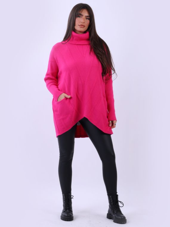Fitted cowl sales neck sweater
