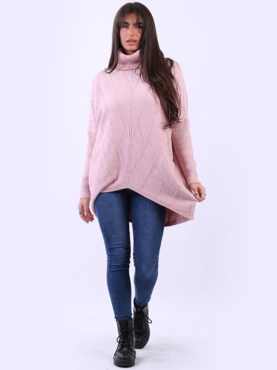 Loose cowl neck sweater top