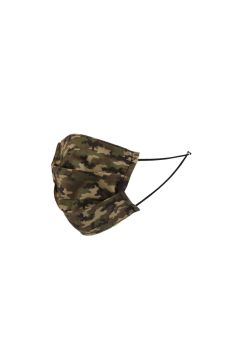 Italian Made Camouflage Print Reusable Cotton Face Mask (PACK OF 5)