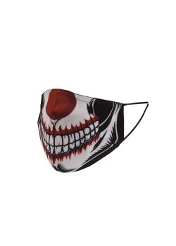 Italian Made Skull Print Washable Cotton Fashion Face Mask (PACK OF 5)