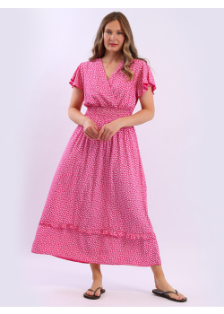 Ditsy Floral A-Line Boho Sundress
