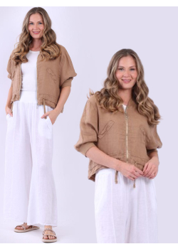 Wholesale Linen Jackets Ladies Plus Size Linen Jackets Supplier