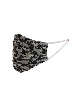 Italian Made Camouflage Print Washable Cotton Face Mask (PACK OF 5)