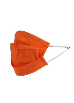 Italian Made Plain Pleated Cotton Washable Face Mask (PACK OF 5)