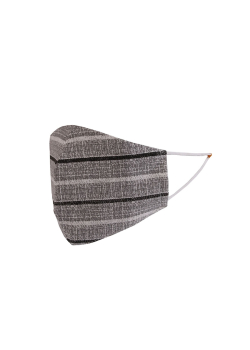 Italian Made Stripy Print Unisex Cotton Face Mask (PACK OF 5)