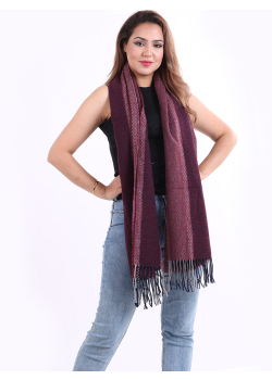 Italian Multi Shaded Woolen Scarf