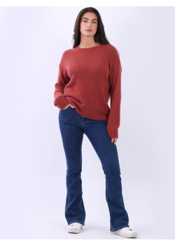 Italian Plain Knitted Baggy Crop Boxy Jumper
