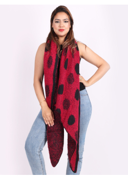 Italian Polka Dots Woolen Warm Scarf