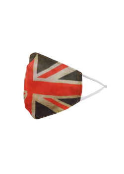 Italian Unisex Union Jack Polyester-Cotton Face Mask (PACK OF 5)