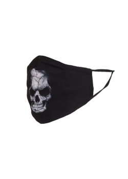 Made In Italy Scary Halloween Skull Print Cotton Face Mask (PACK OF 5)