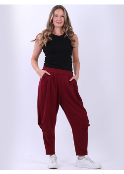 Plain Cotton Relaxed Fit Trouser