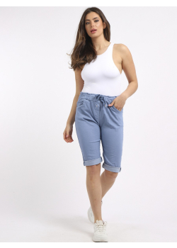 Italian Made Plain Knee Length Magic Shorts