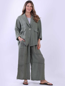 Plain Linen Jacket