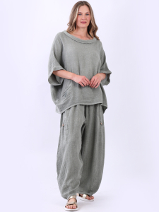 Vintage Washed Linen Top